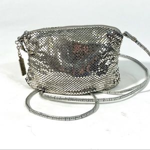 Vintage Whiting & Davis Silver-tone Metal Chainmail Bag